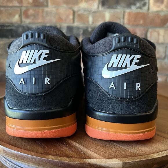 Air Jordan 4 RM Black Gray Starfish Low Shoes Sneakers Mens Sizes 11 - Picture 14 of 16